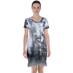 Voyage Short Sleeve Nightdress by RoseanneJonesPhotography