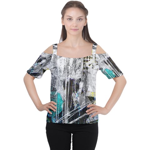 Urban Funk Women s Cutout Shoulder Tee by ArtistRoseanneJones