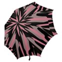 pink and black camouflage abstract 2 Hook Handle Umbrellas (Small) View2