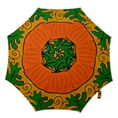Thanksgiving Pumpkin Hook Handle Umbrellas (large) by Valentinaart