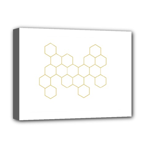 Honeycomb Pattern Graphic Design Deluxe Canvas 16  X 12  (stretched)  by picsaspassion