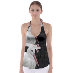 Stork Bird Babydoll Tankini Top by picsaspassion