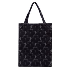 Surfing Motif Pattern Classic Tote Bag by dflcprints