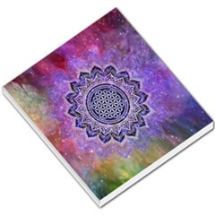 Flower Of Life Indian Ornaments Mandala Universe Small Memo Pads by EDDArt
