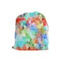 Colorful Mosaic  Drawstring Pouches (Large)  View1