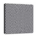 Sports Racing Chess Squares Black White Mini Canvas 8  x 8  View1