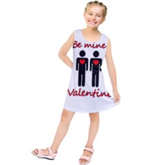 Be Mine Valentine Kids  Tunic Dress by Valentinaart
