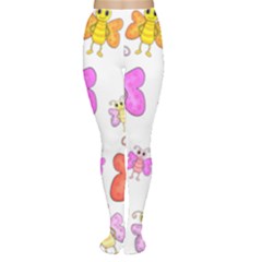 Cute Butterflies Pattern Women s Tights by Valentinaart