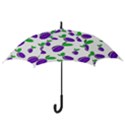 Decorative plums pattern Hook Handle Umbrellas (Small) View3