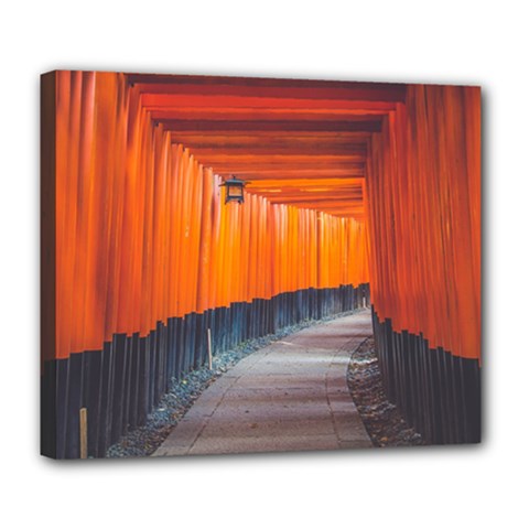 Architecture Art Bright Color Deluxe Canvas 24  X 20   by Amaryn4rt