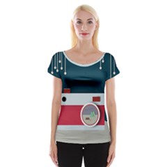 Camera Vector Illustration Women s Cap Sleeve Top by Amaryn4rt