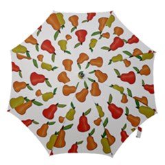 Decorative Pears Pattern Hook Handle Umbrellas (small) by Valentinaart