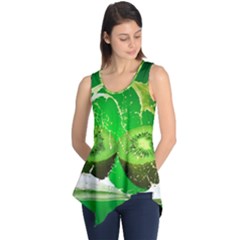 Kiwi Fruit Vitamins Healthy Cut Sleeveless Tunic by Amaryn4rt