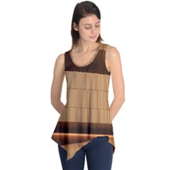 Architecture Art Boxes Brown Sleeveless Tunic by Amaryn4rt