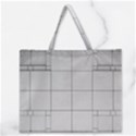 Abstract Architecture Contemporary Zipper Large Tote Bag View1
