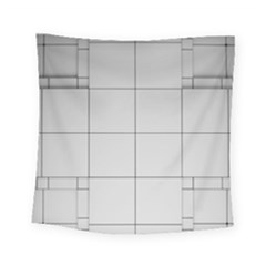 Abstract Architecture Contemporary Square Tapestry (small) by Amaryn4rt