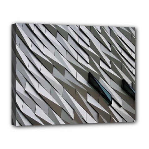 Abstract Background Geometry Block Canvas 14  X 11  by Amaryn4rt