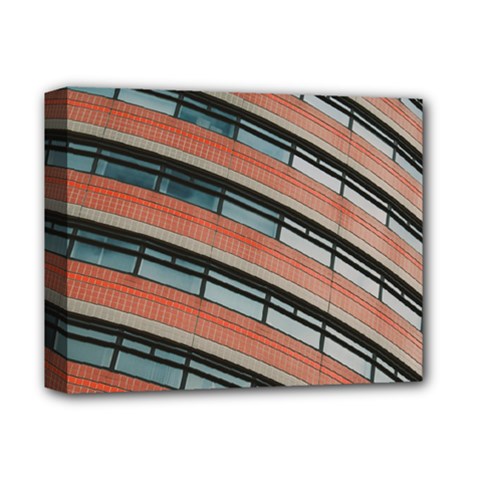 Architecture Building Glass Pattern Deluxe Canvas 14  X 11  by Amaryn4rt