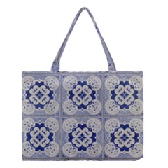 Ceramic Portugal Tiles Wall Medium Tote Bag by Amaryn4rt