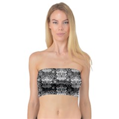 Sugar Skull Bandeau Top by Ancello