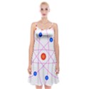 Atom Model Vector Clipart Spaghetti Strap Velvet Dress View1