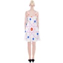 Atom Model Vector Clipart Spaghetti Strap Velvet Dress View2