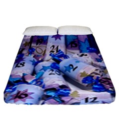 Advent Calendar Gifts Fitted Sheet (king Size) by Nexatart