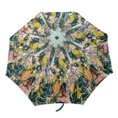 Art Graffiti Abstract Lines Folding Umbrellas by Nexatart