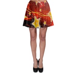 Holiday Space Skater Skirt by Nexatart