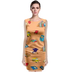 School Rocks! Sleeveless Velvet Midi Dress by athenastemple