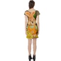 Easter Hare Easter Bunny Short Sleeve Skater Dress View2