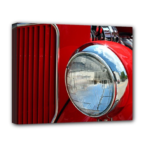 Antique Car Auto Roadster Old Deluxe Canvas 20  X 16   by Amaryn4rt