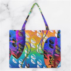Abstract Mask Artwork Digital Art Medium Tote Bag by Nexatart