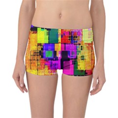 Abstract Squares Background Pattern Reversible Bikini Bottoms by Nexatart