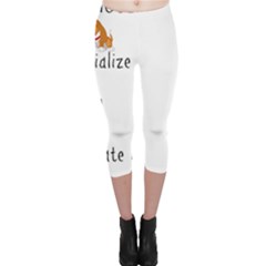 Homeschoolers Socialize Capri Leggings  by athenastemple