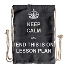 Lessonplan Drawstring Bag (large) by athenastemple