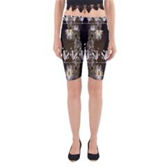 Daisy Bird  Yoga Cropped Leggings by Nexatart