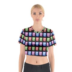 Email At Internet Computer Web Cotton Crop Top by Nexatart