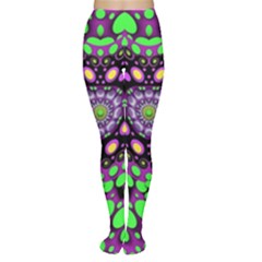 Dots And Very Hearty Women s Tights by pepitasart