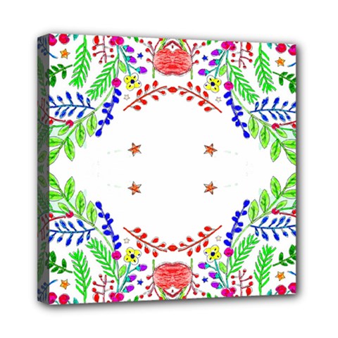 Holiday Festive Background With Space For Writing Mini Canvas 8  X 8  by Nexatart