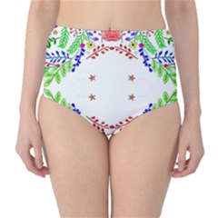 Holiday Festive Background With Space For Writing High-waist Bikini Bottoms by Nexatart