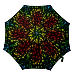 Star Christmas Curtain Abstract Hook Handle Umbrellas (medium) by Nexatart