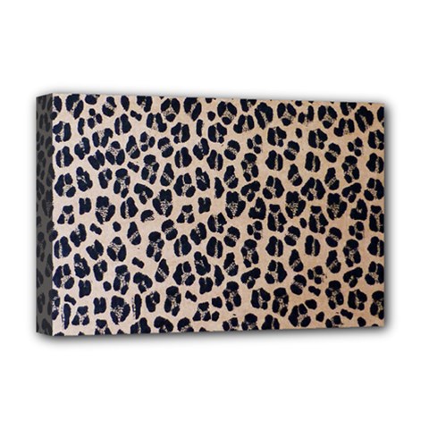 Background Pattern Leopard Deluxe Canvas 18  X 12   by Amaryn4rt