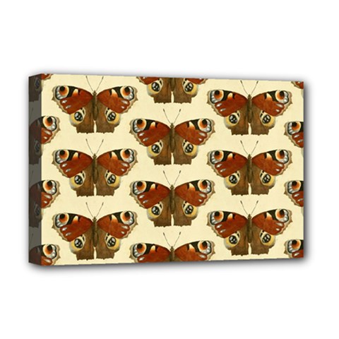 Butterfly Butterflies Insects Deluxe Canvas 18  X 12   by Amaryn4rt