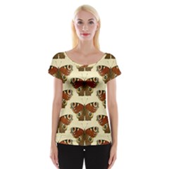 Butterfly Butterflies Insects Women s Cap Sleeve Top by Amaryn4rt