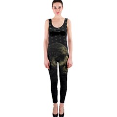 Skull Fantasy Dark Surreal Onepiece Catsuit by Amaryn4rt