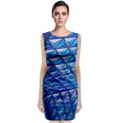 Lines Geometry Architecture Texture Classic Sleeveless Midi Dress by Amaryn4rt