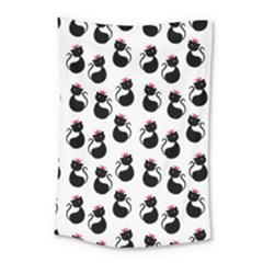 Cat Seamless Animal Pattern Small Tapestry by Amaryn4rt