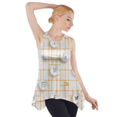 Icon Media Social Network Side Drop Tank Tunic by Amaryn4rt