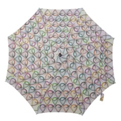 Valentine Hearts 3d Valentine S Day Hook Handle Umbrellas (small) by Amaryn4rt